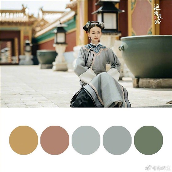 秋天墻面高端色系，莫蘭迪色系