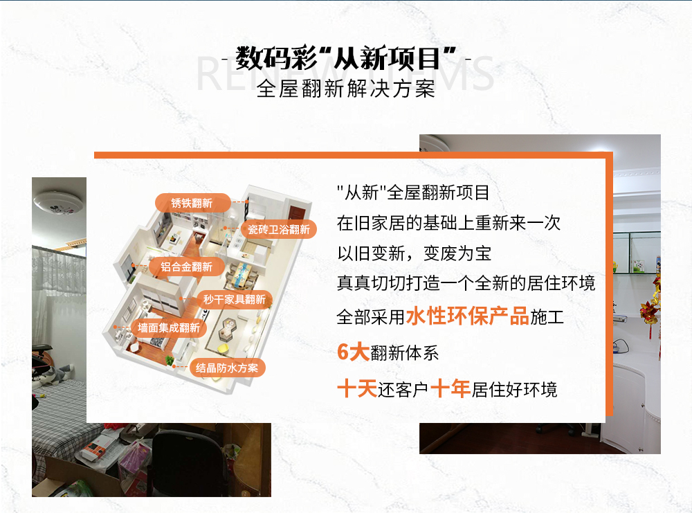數(shù)碼彩從新項(xiàng)目全屋翻新解決方案